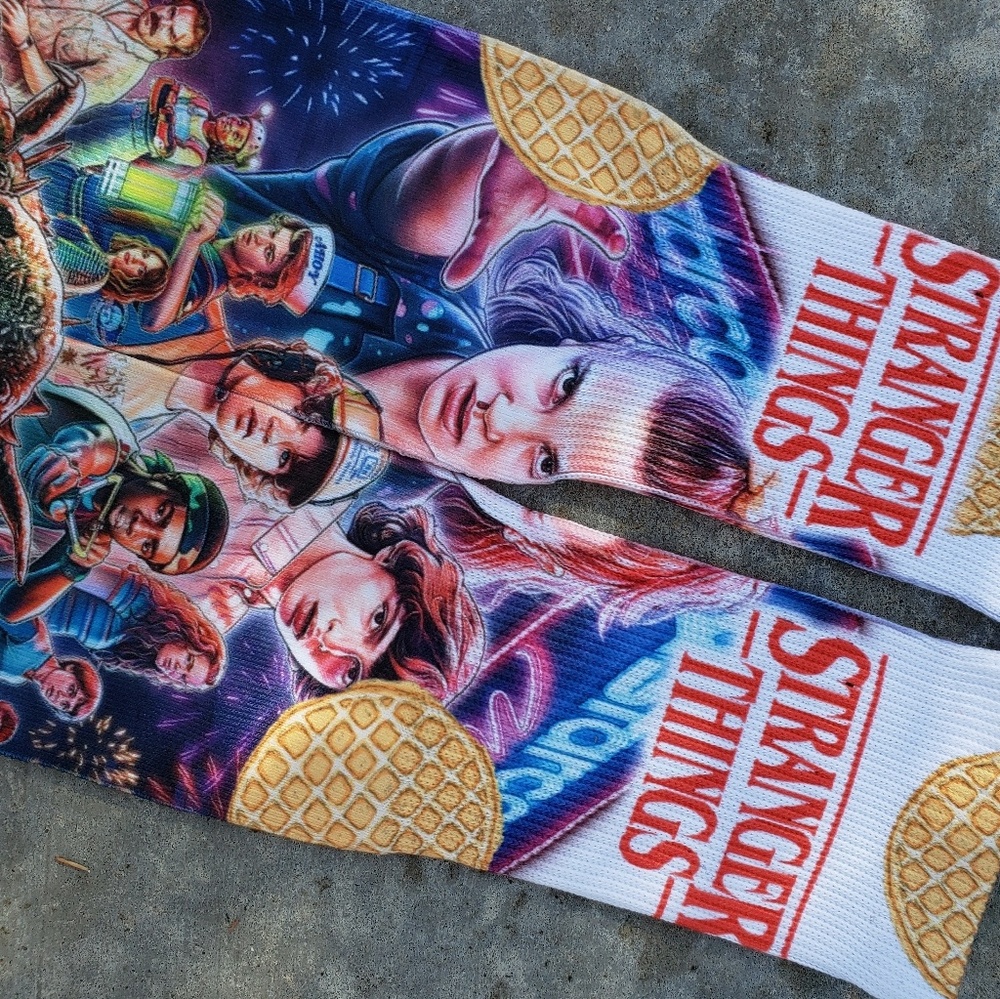 Custom STRANGER THINGS Socks